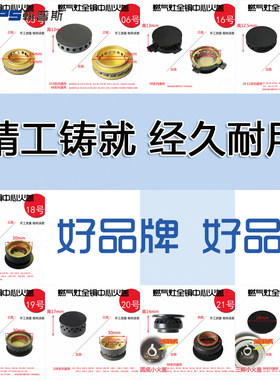 燃气灶配件中心小火盖炉芯炉头