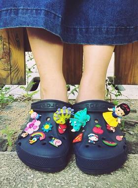 crocs鞋花鞋饰鞋扣洞洞鞋卡通