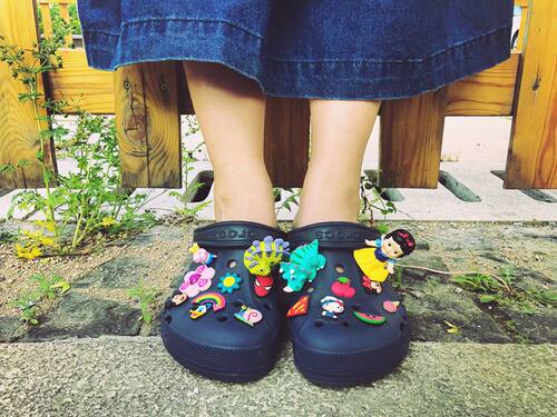 crocs鞋花鞋饰鞋扣洞洞鞋卡通