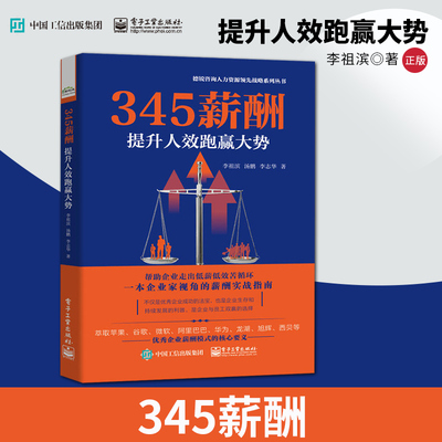 【PC】345薪酬 提升人效跑赢大势 人力资源管理书籍 人事员工激励绩效管理考核薪酬体系设计 HR人力资源管理实操操作实务书籍