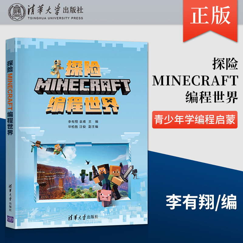 正版 探险MINECRAFT编程世界 游戏攻略我的世界Minecraft书 青少年学编程启蒙书籍 逻辑判断学习四则运算 益智游戏书