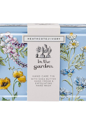 Morris&Co护手霜花园铁盒套装大黄和丁香香味100ml手霜50ml磨砂膏