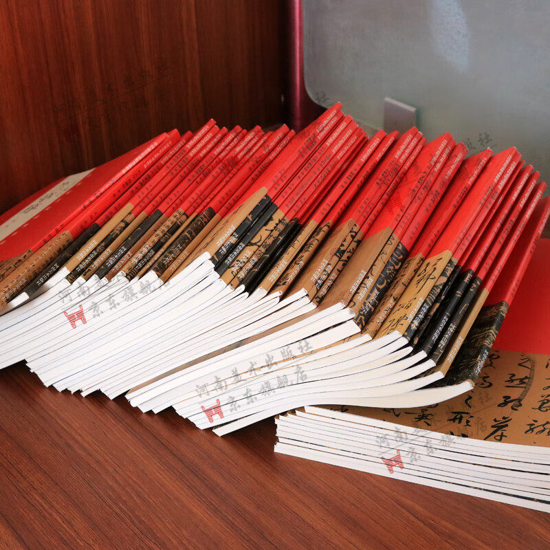 正版包邮 启功书法作品 中国具代表性书法作品 毛笔楷书行书草书碑帖书法毛笔练字帖 启功硬笔书法临摹简繁体旁附完整碑文河南美术