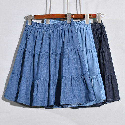 半裙a字牛仔短裙半身裙女夏