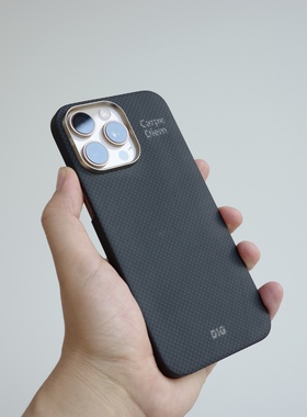 CarpeDiem 芳纶纤维凯夫拉手机壳 iPhone16ProMax/16Pro 内置强磁铁 超轻薄