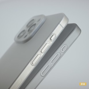 小薄砂 半透磨砂 全包硬质轻薄磨砂塑料手机壳 iPhone16