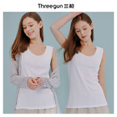 2件三枪背心女士吊带内搭青少年全棉打底纯棉本命年大红背心内衣