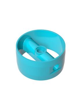 高砖积木零件GDS-M350配件4x4 带栓孔圆柱件兼容41531MOC拼插散件