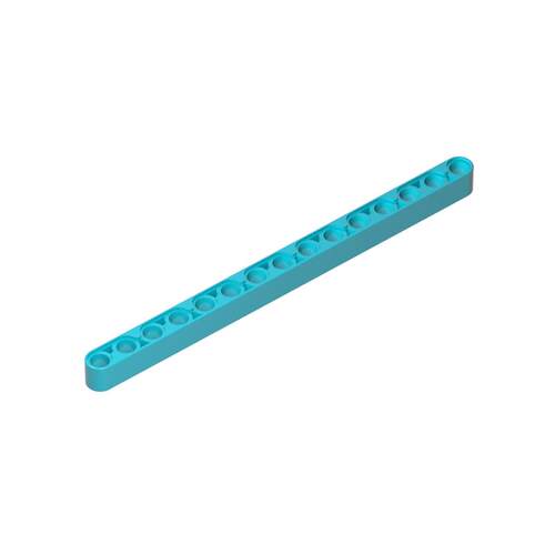 高砖积木零件GDS-668配件1x15带孔臂(厚)兼容32278-64871拼插散件