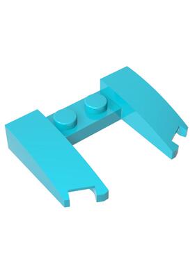 高砖积木零件GDS-1265配件3x4 汽车 楔形件兼容11291-31584散件