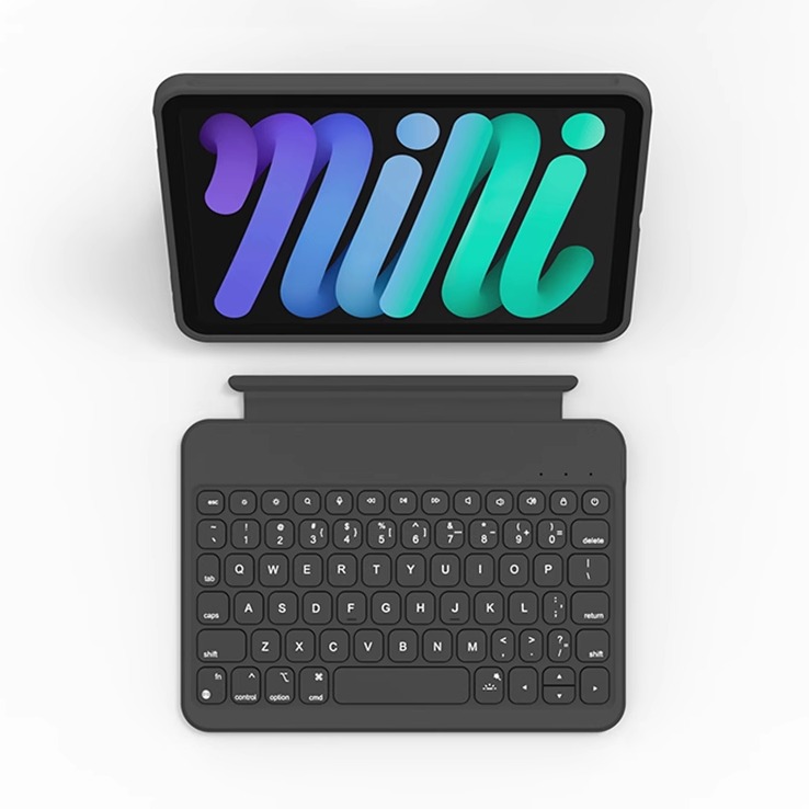 F25 ipad mini7键盘平板保护套壳适用苹果mini6/7蓝牙磁吸分离轻薄迷你7双面夹横竖屏绘画支架8.3英寸Redcube