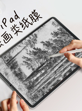 适用Ipadpro等苹果全型号平板2017-2021磨砂类纸膜绘画书写阻尼