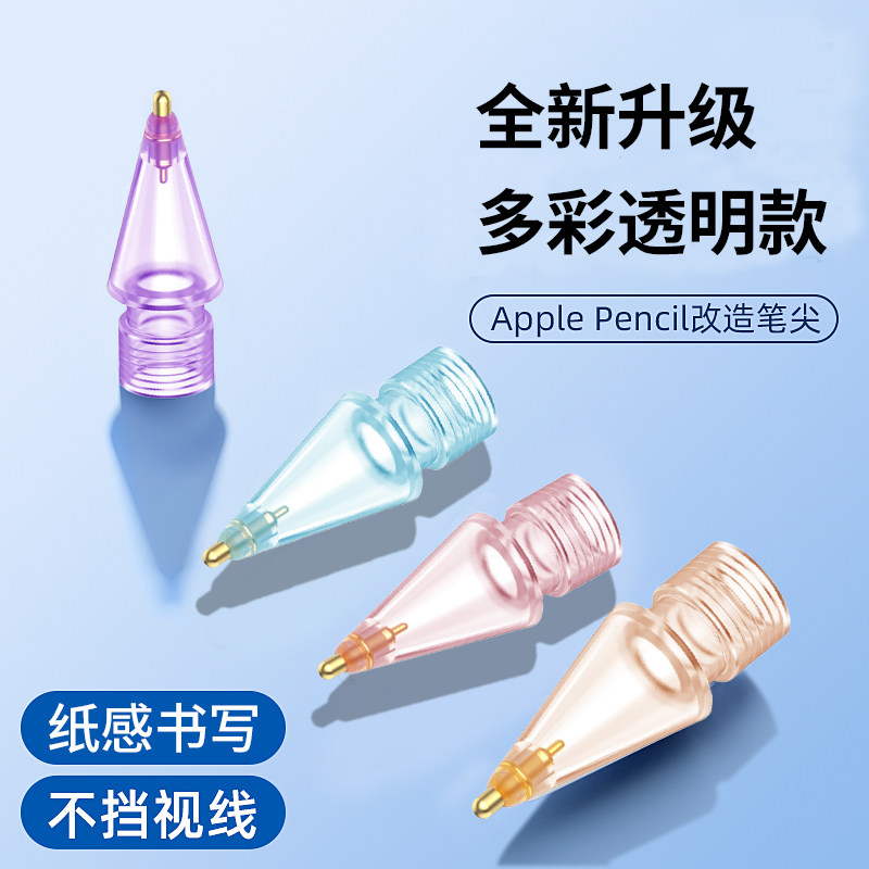 redcube樱花透明苹果针管笔尖