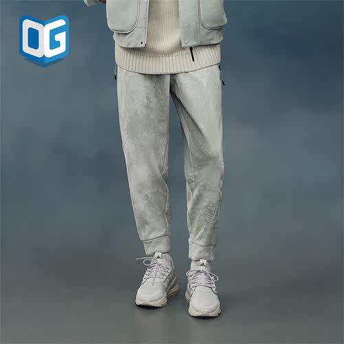 Adidas/阿迪达斯正品新款男子水洗印染针织运动长裤IP4945