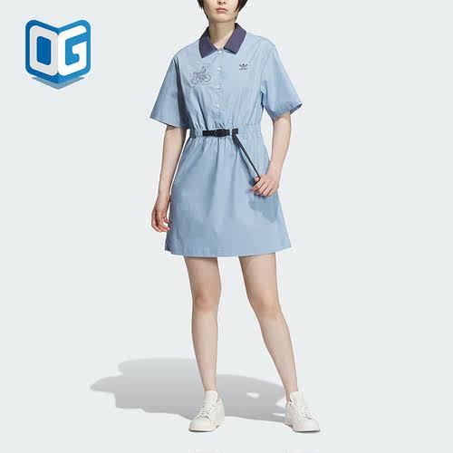 Adidas/阿迪达斯正品三叶草Yu Nagaba女子运动连衣裙IS0626