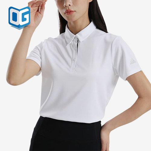 阿迪达斯女士休闲POLO衫