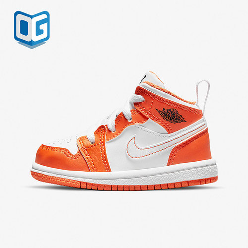 耐克婴童中帮时尚复古运动篮球鞋