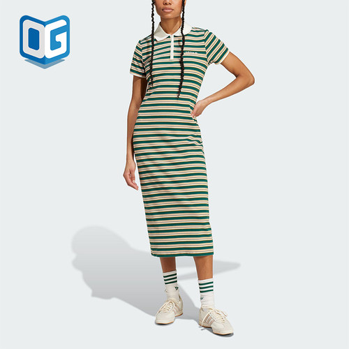 阿迪达斯女士时尚休闲连衣裙