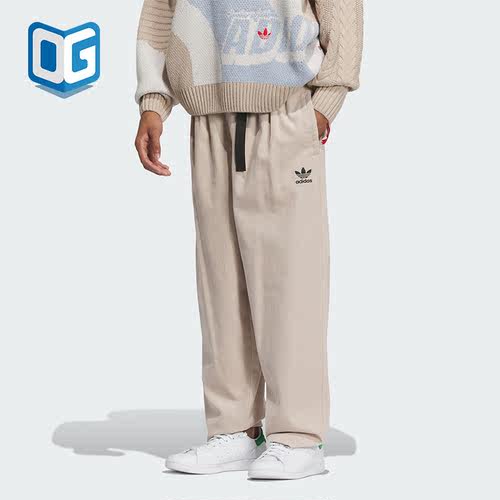 Adidas/阿迪达斯正品三叶草男子灯芯绒时尚休闲运动长裤IN0992