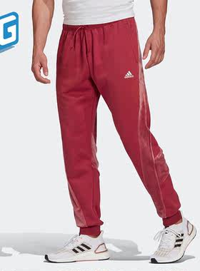 Adidas/阿迪达斯正品新款针织束脚男子运动休闲长裤H25091