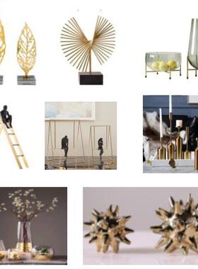 北欧客厅创意现代简约轻奢摆件