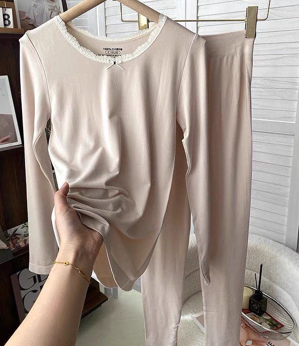 女士原木纤维暖肤衣薄款内搭