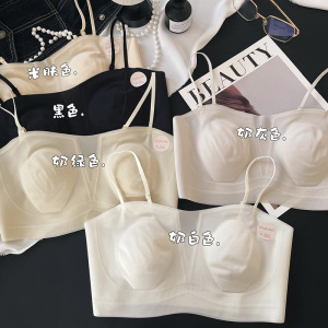 无痕防走光抹胸一片式云感内衣