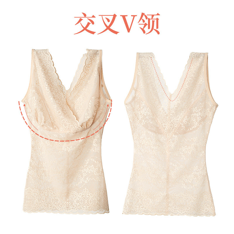 古妃女士夏款塑身背心收腹托胸