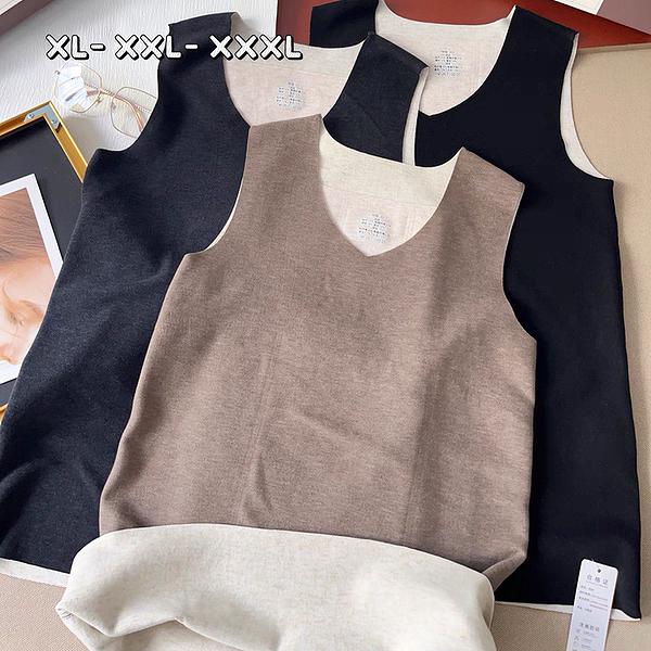 秋冬男蚕丝羊绒贴片保暖背心无痕