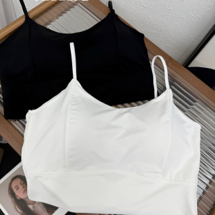 木森女人2301薄款 冰丝无痕舒适美背一体杯无钢圈抹胸裹胸外穿吊带