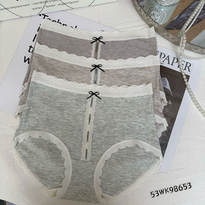 中腰三角裤女士包臀内裤打底裤