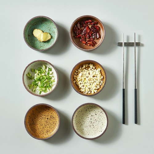 粗陶复古调料碟酱油碟醋碟商用家用酱料碟