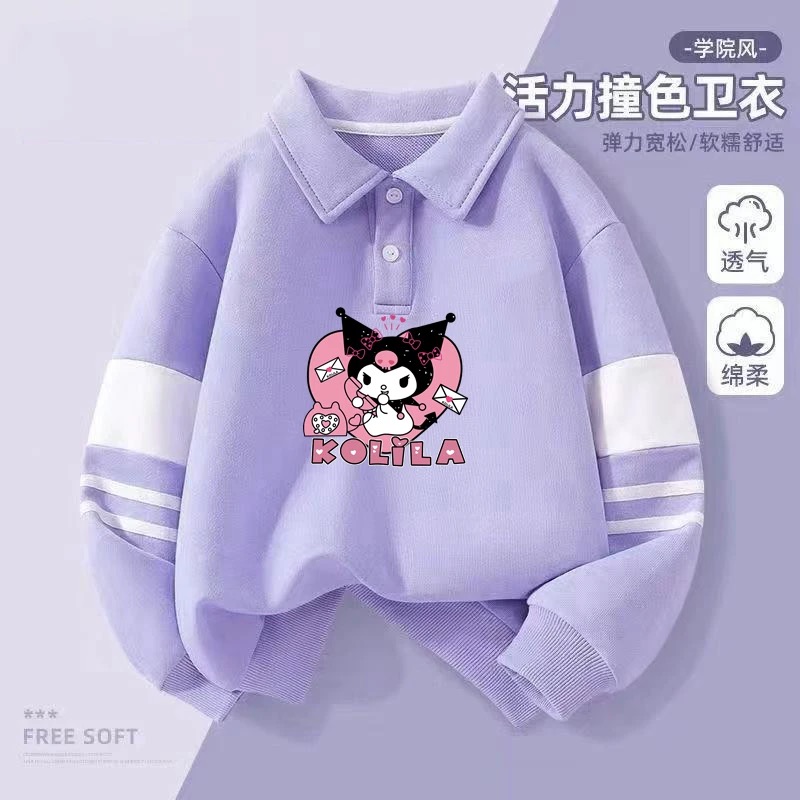 儿童POLO衫2025新款男童长袖T恤春秋款中大童男孩翻领上衣打底衫