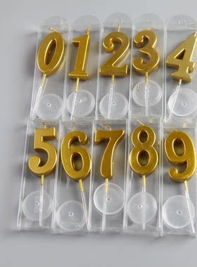 蛋糕蜡烛数字生日派对聚会