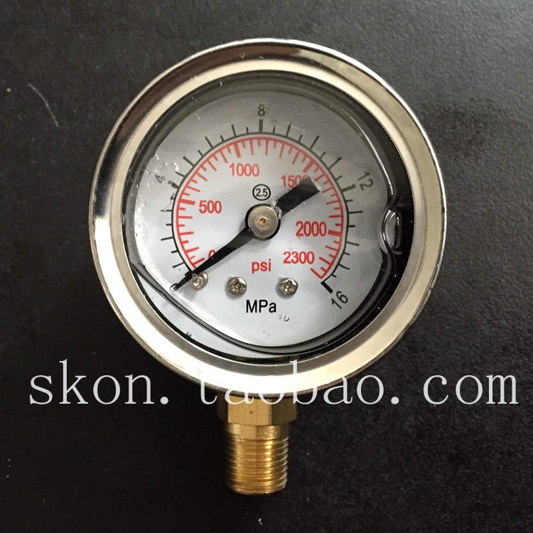 16MPa表盘直径40MM160公斤压力表