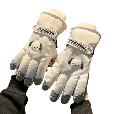 滑雪手套女士冬天骑行保暖神器