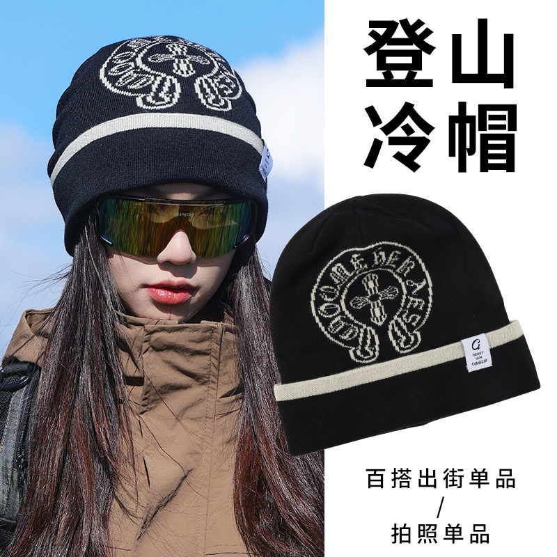 针织毛线帽新款女秋冬季保暖图片