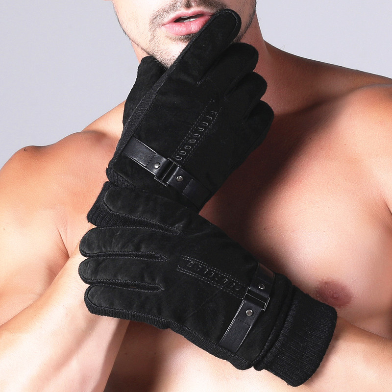 Gants pour homme en peau de porc - Ref 2781367 Image 1