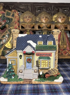 Lemax圣诞发光小屋限定陶瓷桌面vintage复古美式小众城堡