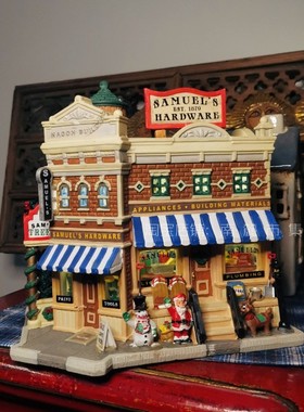 南麓市集出口美国Lemax陶瓷小屋别墅建筑复古乡村欧美装饰房子