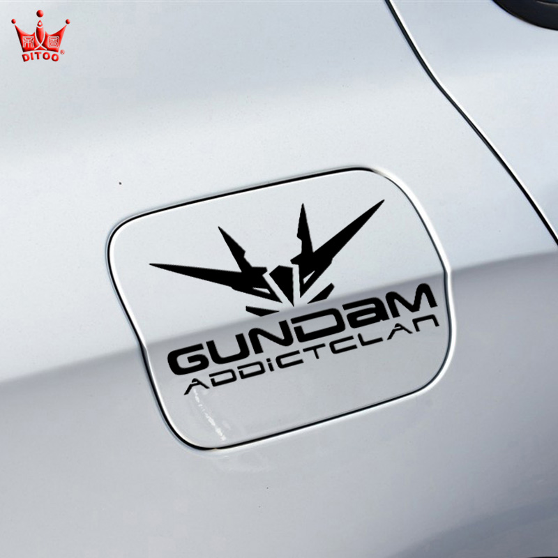 新版高达gundam头像电动车车贴