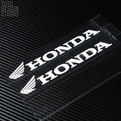 摩托车車貼 饰贴纸 创意装 HONDA本田翅膀长款 摩托车电摩反光贴个性