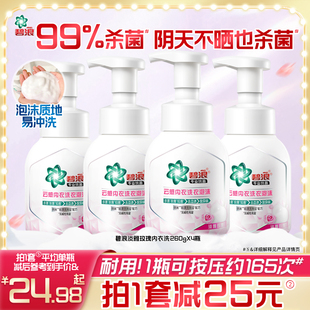 碧浪内衣洗衣液260g 清洗液 4瓶杀菌抑菌去血渍内衣内裤