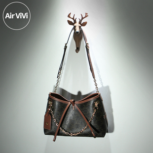 2210#2025春夏新款时尚凯旋门老花腋下包女包斜挎包carryall小包