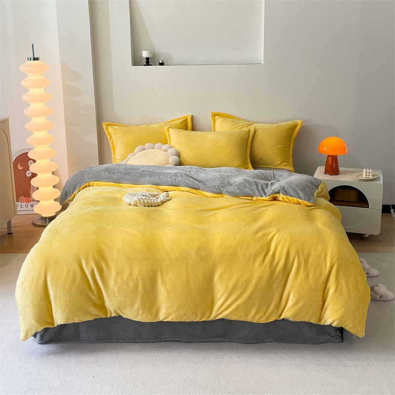 加厚保暖冬季珊瑚绒四件套