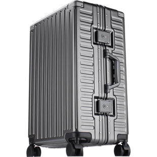 法尼茜铝框PC行李箱24男女拉杆箱大容量登机旅行箱密码锁万向轮潮