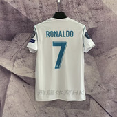 2017 18皇马主场7号C罗11号贝尔10号德里奇4拉莫斯足UETEEY球衣服