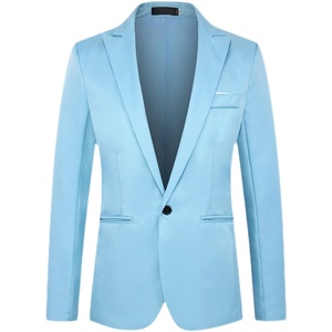 时尚修身休闲西服外套男一粒扣小西装男3D图外贸可做107-Xo8-p22图片