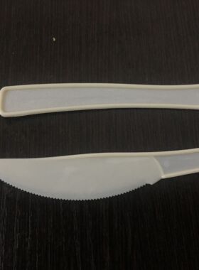 一次性塑料DK1大刀西餐专用大刀水果刀蛋糕刀甜品刀16.5cm1000只