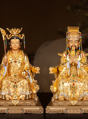 圆通铜供奉中式寺庙玉帝王母